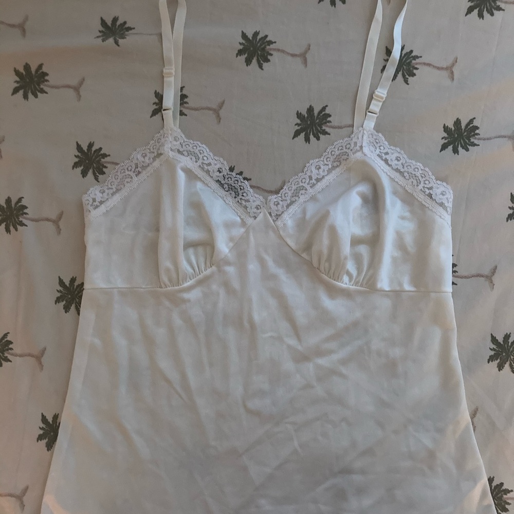 Lace white cami